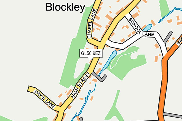 GL56 9EZ map - OS OpenMap – Local (Ordnance Survey) GL56 9EZ map - OS OpenMap – Local (Ordnance Survey)
