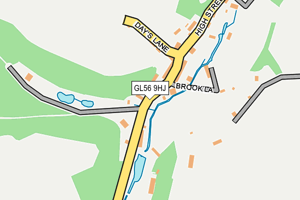 GL56 9HJ map - OS OpenMap – Local (Ordnance Survey) GL56 9HJ map - OS OpenMap – Local (Ordnance Survey)