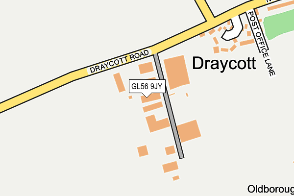 GL56 9JY map - OS OpenMap – Local (Ordnance Survey) GL56 9JY map - OS OpenMap – Local (Ordnance Survey)