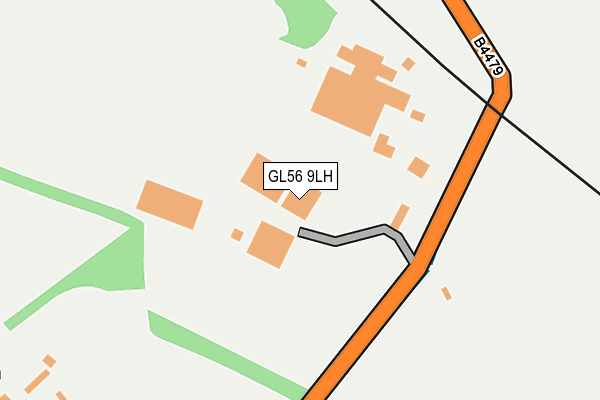 GL56 9LH map - OS OpenMap – Local (Ordnance Survey) GL56 9LH map - OS OpenMap – Local (Ordnance Survey)