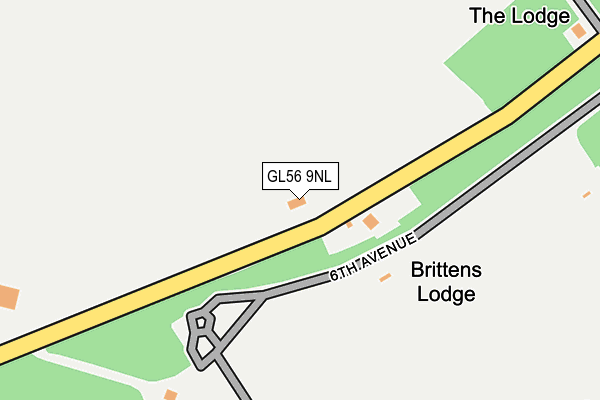 GL56 9NL map - OS OpenMap – Local (Ordnance Survey) GL56 9NL map - OS OpenMap – Local (Ordnance Survey)