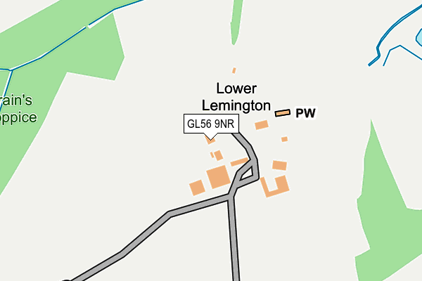 GL56 9NR map - OS OpenMap – Local (Ordnance Survey) GL56 9NR map - OS OpenMap – Local (Ordnance Survey)