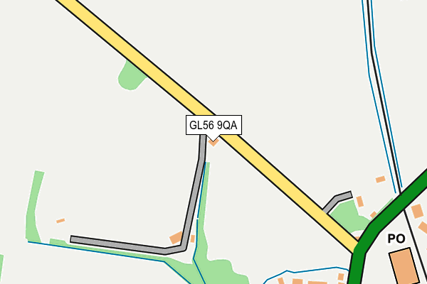 GL56 9QA map - OS OpenMap – Local (Ordnance Survey) GL56 9QA map - OS OpenMap – Local (Ordnance Survey)