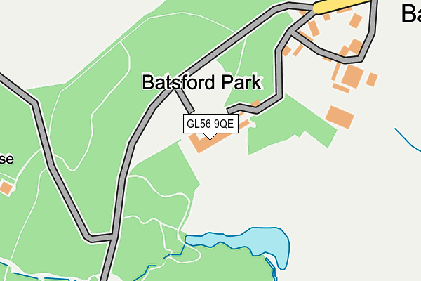 GL56 9QE map - OS OpenMap – Local (Ordnance Survey) GL56 9QE map - OS OpenMap – Local (Ordnance Survey)