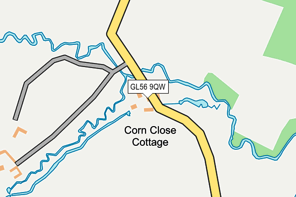 GL56 9QW map - OS OpenMap – Local (Ordnance Survey) GL56 9QW map - OS OpenMap – Local (Ordnance Survey)