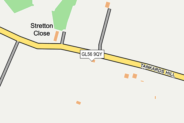 GL56 9QY map - OS OpenMap – Local (Ordnance Survey) GL56 9QY map - OS OpenMap – Local (Ordnance Survey)