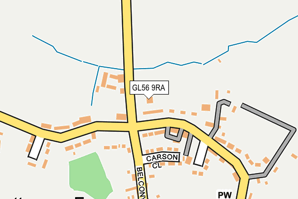 GL56 9RA map - OS OpenMap – Local (Ordnance Survey) GL56 9RA map - OS OpenMap – Local (Ordnance Survey)