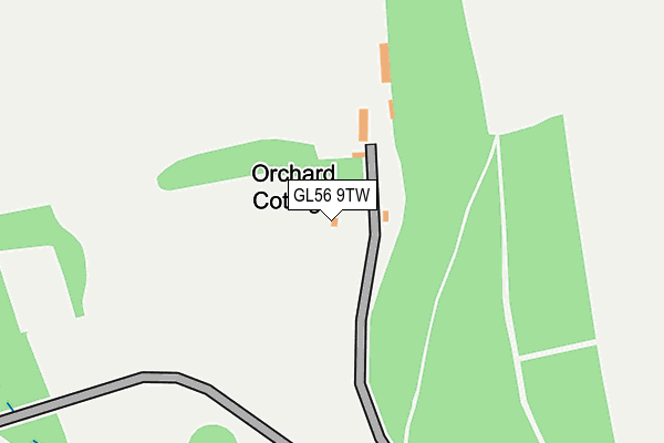 GL56 9TW map - OS OpenMap – Local (Ordnance Survey) GL56 9TW map - OS OpenMap – Local (Ordnance Survey)