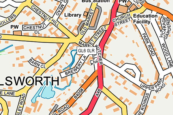 GL6 0LR map - OS OpenMap – Local (Ordnance Survey) GL6 0LR map - OS OpenMap – Local (Ordnance Survey)