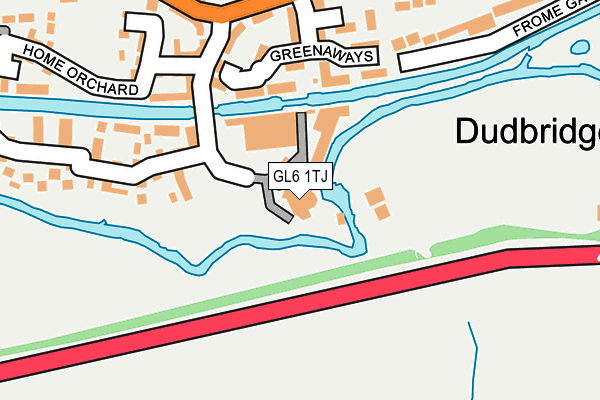 GL6 1TJ map - OS OpenMap – Local (Ordnance Survey) GL6 1TJ map - OS OpenMap – Local (Ordnance Survey)