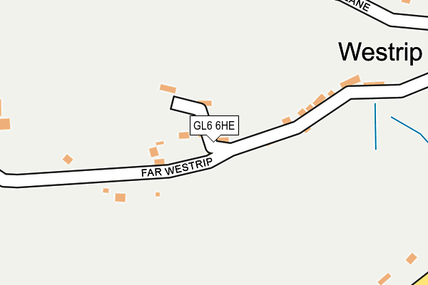 GL6 6HE map - OS OpenMap – Local (Ordnance Survey) GL6 6HE map - OS OpenMap – Local (Ordnance Survey)