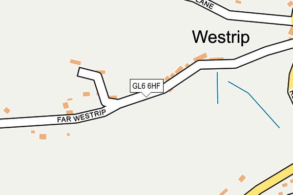 GL6 6HF map - OS OpenMap – Local (Ordnance Survey) GL6 6HF map - OS OpenMap – Local (Ordnance Survey)