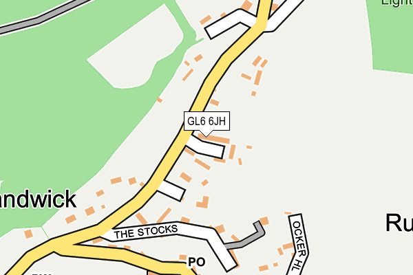 GL6 6JH map - OS OpenMap – Local (Ordnance Survey) GL6 6JH map - OS OpenMap – Local (Ordnance Survey)