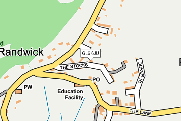 GL6 6JU map - OS OpenMap – Local (Ordnance Survey) GL6 6JU map - OS OpenMap – Local (Ordnance Survey)