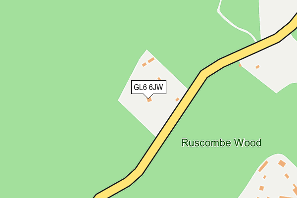 GL6 6JW map - OS OpenMap – Local (Ordnance Survey) GL6 6JW map - OS OpenMap – Local (Ordnance Survey)