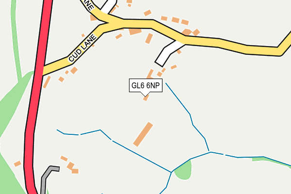 GL6 6NP map - OS OpenMap – Local (Ordnance Survey) GL6 6NP map - OS OpenMap – Local (Ordnance Survey)