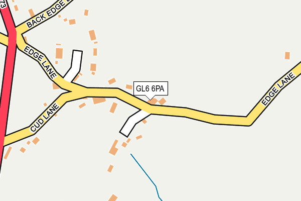 GL6 6PA map - OS OpenMap – Local (Ordnance Survey) GL6 6PA map - OS OpenMap – Local (Ordnance Survey)