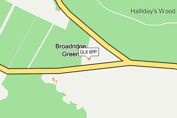 GL6 6PP map - OS OpenMap – Local (Ordnance Survey) GL6 6PP map - OS OpenMap – Local (Ordnance Survey)
