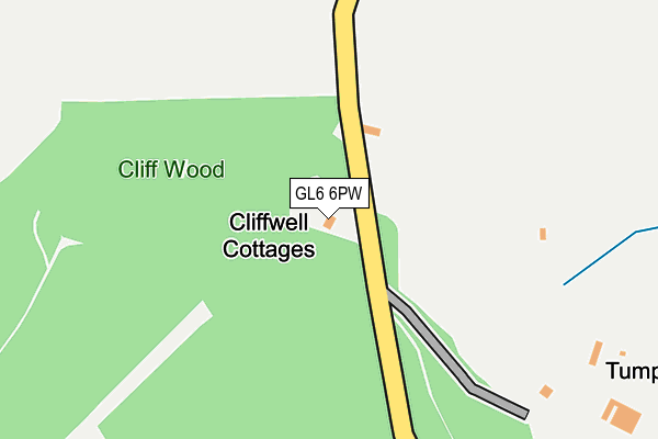 GL6 6PW map - OS OpenMap – Local (Ordnance Survey) GL6 6PW map - OS OpenMap – Local (Ordnance Survey)