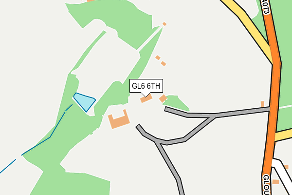 GL6 6TH map - OS OpenMap – Local (Ordnance Survey) GL6 6TH map - OS OpenMap – Local (Ordnance Survey)