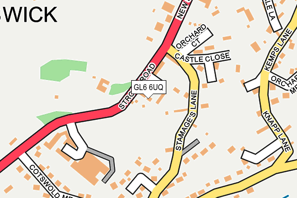 GL6 6UQ map - OS OpenMap – Local (Ordnance Survey) GL6 6UQ map - OS OpenMap – Local (Ordnance Survey)