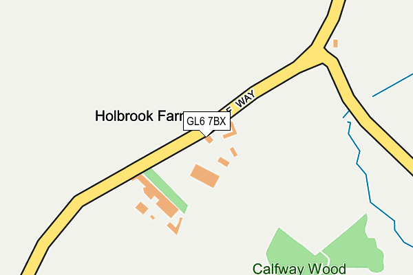 GL6 7BX map - OS OpenMap – Local (Ordnance Survey) GL6 7BX map - OS OpenMap – Local (Ordnance Survey)