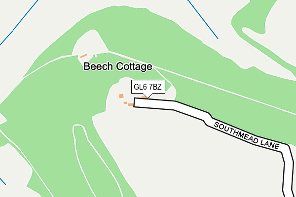 GL6 7BZ map - OS OpenMap – Local (Ordnance Survey) GL6 7BZ map - OS OpenMap – Local (Ordnance Survey)