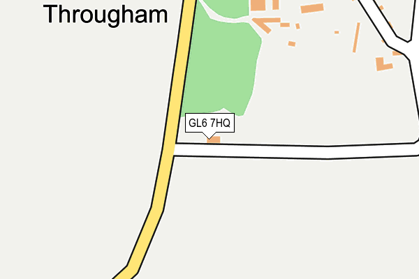 GL6 7HQ map - OS OpenMap – Local (Ordnance Survey) GL6 7HQ map - OS OpenMap – Local (Ordnance Survey)