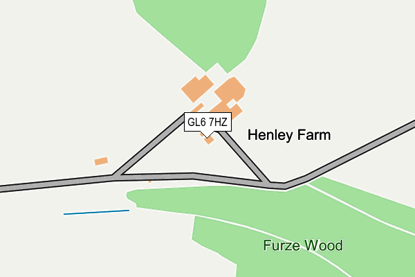 GL6 7HZ map - OS OpenMap – Local (Ordnance Survey) GL6 7HZ map - OS OpenMap – Local (Ordnance Survey)