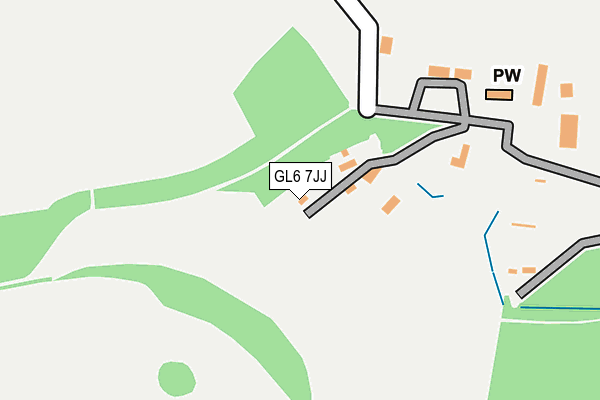 GL6 7JJ map - OS OpenMap – Local (Ordnance Survey) GL6 7JJ map - OS OpenMap – Local (Ordnance Survey)