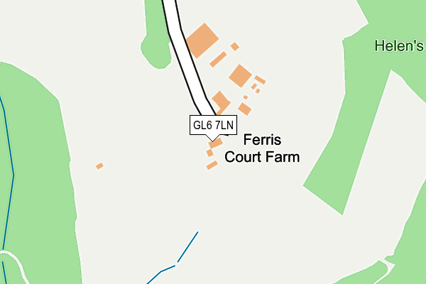 GL6 7LN map - OS OpenMap – Local (Ordnance Survey) GL6 7LN map - OS OpenMap – Local (Ordnance Survey)