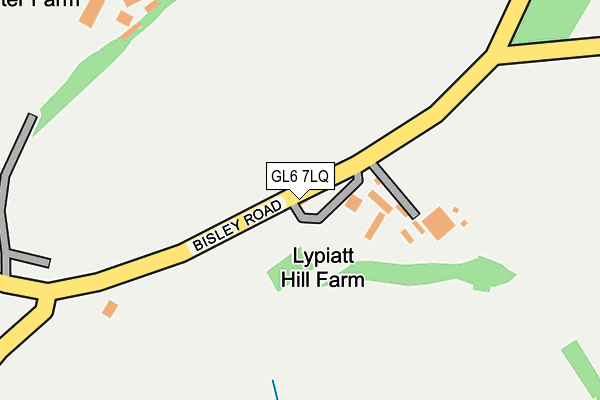 GL6 7LQ map - OS OpenMap – Local (Ordnance Survey) GL6 7LQ map - OS OpenMap – Local (Ordnance Survey)