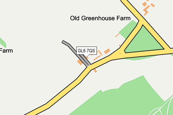 GL6 7QS map - OS OpenMap – Local (Ordnance Survey) GL6 7QS map - OS OpenMap – Local (Ordnance Survey)