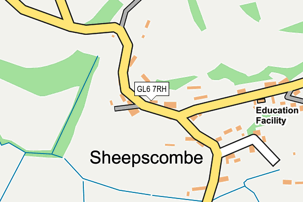 GL6 7RH map - OS OpenMap – Local (Ordnance Survey) GL6 7RH map - OS OpenMap – Local (Ordnance Survey)