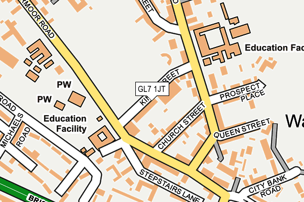 GL7 1JT map - OS OpenMap – Local (Ordnance Survey) GL7 1JT map - OS OpenMap – Local (Ordnance Survey)