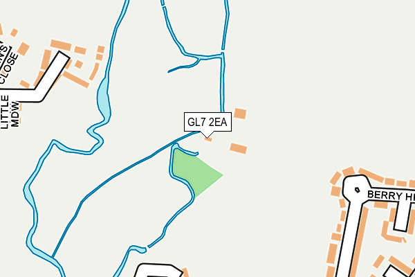 GL7 2EA map - OS OpenMap – Local (Ordnance Survey) GL7 2EA map - OS OpenMap – Local (Ordnance Survey)