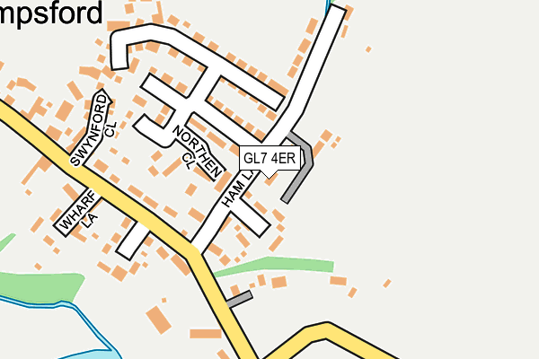 GL7 4ER map - OS OpenMap – Local (Ordnance Survey) GL7 4ER map - OS OpenMap – Local (Ordnance Survey)