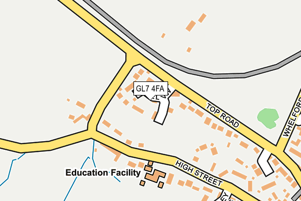 GL7 4FA map - OS OpenMap – Local (Ordnance Survey) GL7 4FA map - OS OpenMap – Local (Ordnance Survey)