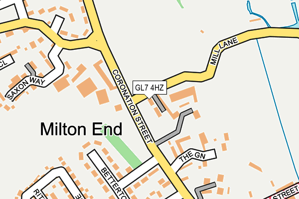 GL7 4HZ map - OS OpenMap – Local (Ordnance Survey) GL7 4HZ map - OS OpenMap – Local (Ordnance Survey)