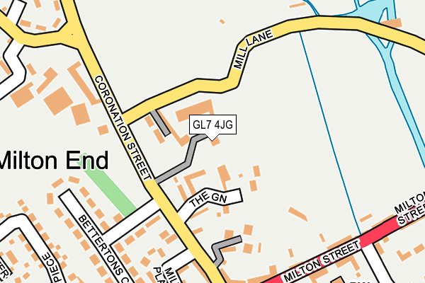 GL7 4JG map - OS OpenMap – Local (Ordnance Survey) GL7 4JG map - OS OpenMap – Local (Ordnance Survey)
