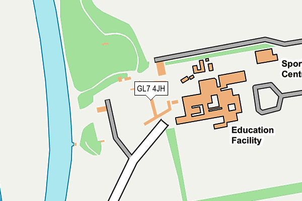 GL7 4JH map - OS OpenMap – Local (Ordnance Survey) GL7 4JH map - OS OpenMap – Local (Ordnance Survey)