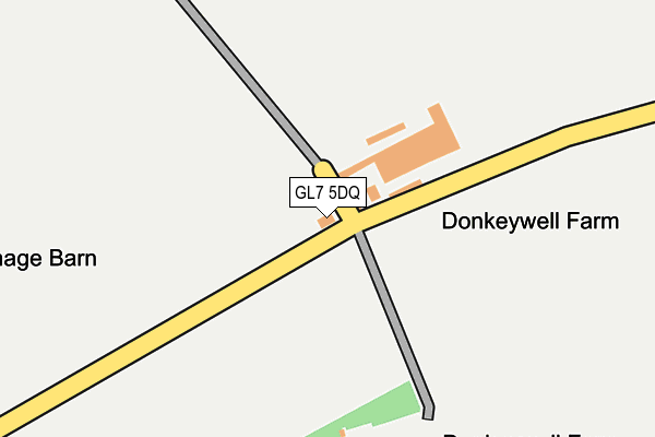 GL7 5DQ map - OS OpenMap – Local (Ordnance Survey) GL7 5DQ map - OS OpenMap – Local (Ordnance Survey)