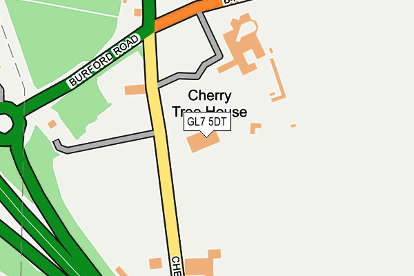 GL7 5DT map - OS OpenMap – Local (Ordnance Survey) GL7 5DT map - OS OpenMap – Local (Ordnance Survey)