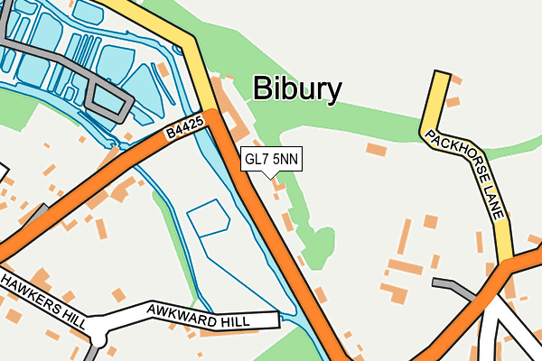 GL7 5NN map - OS OpenMap – Local (Ordnance Survey) GL7 5NN map - OS OpenMap – Local (Ordnance Survey)