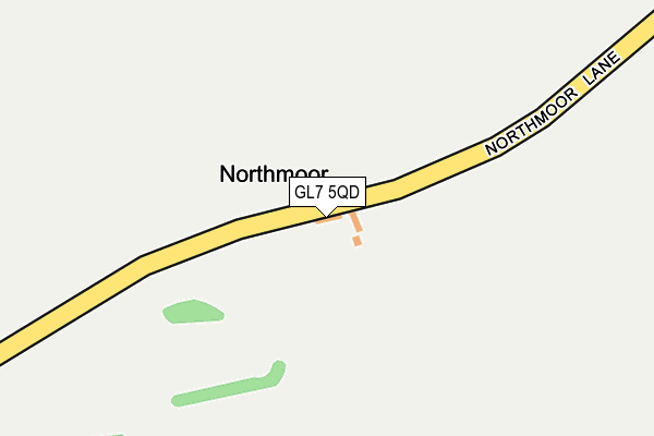 GL7 5QD map - OS OpenMap – Local (Ordnance Survey) GL7 5QD map - OS OpenMap – Local (Ordnance Survey)