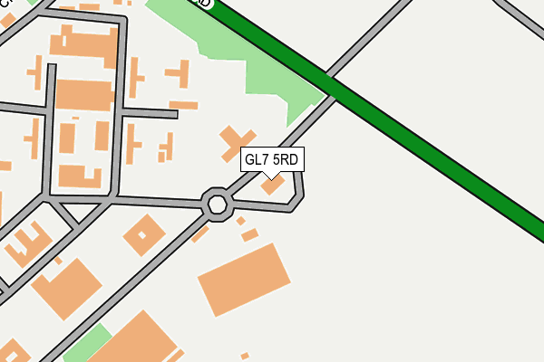 GL7 5RD map - OS OpenMap – Local (Ordnance Survey) GL7 5RD map - OS OpenMap – Local (Ordnance Survey)