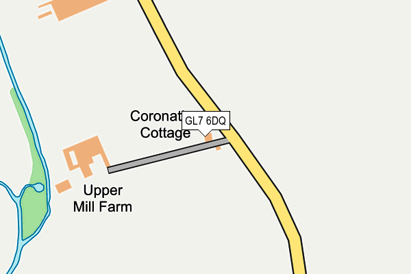 GL7 6DQ map - OS OpenMap – Local (Ordnance Survey) GL7 6DQ map - OS OpenMap – Local (Ordnance Survey)