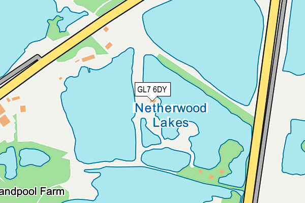 GL7 6DY map - OS OpenMap – Local (Ordnance Survey) GL7 6DY map - OS OpenMap – Local (Ordnance Survey)