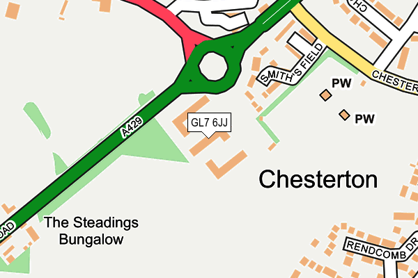 GL7 6JJ map - OS OpenMap – Local (Ordnance Survey) GL7 6JJ map - OS OpenMap – Local (Ordnance Survey)