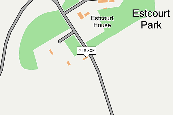GL8 8XF map - OS OpenMap – Local (Ordnance Survey) GL8 8XF map - OS OpenMap – Local (Ordnance Survey)